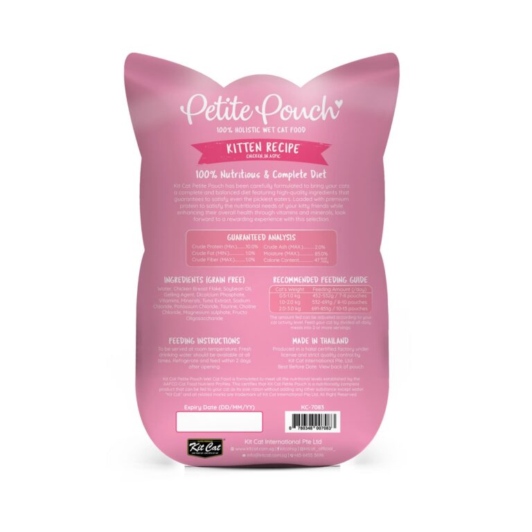Kit Cat Petite Pouch 70g – Kitten Chicken (1 Box -24pcs)
