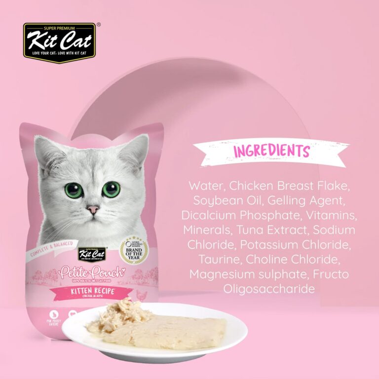 Kit Cat Petite Pouch 70g – Kitten Chicken (1 Box -24pcs)