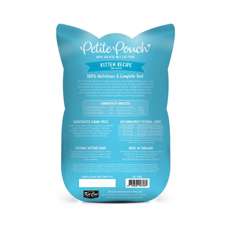 Kit Cat Petite Pouch 70g – Kitten Tuna (1 Box -24pcs)