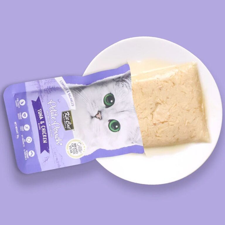 Kit Cat Petite Pouch 70g – Tuna & Chicken (1 Box -24pcs)