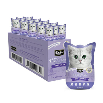 Kit Cat Petite Pouch 70g – Tuna & Chicken (1 Box -24pcs)