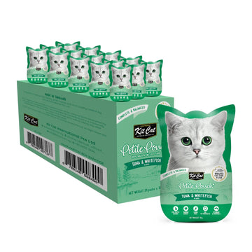 Kit Cat Petite Pouch 70g – Tuna & Whitefish (1 Box -24pcs)