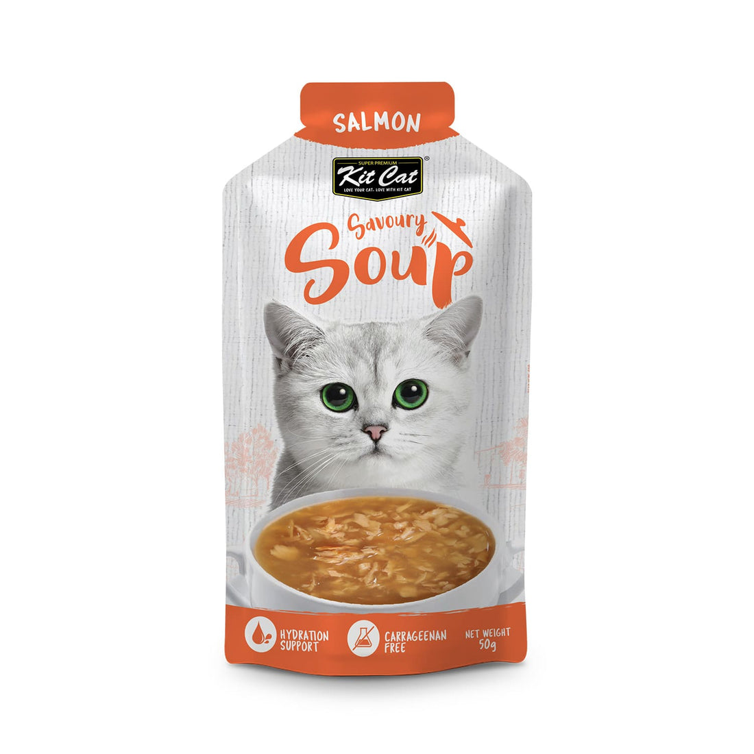 Kit Cat Savoury Soup Salmon 300g ( 6 X 50g )
