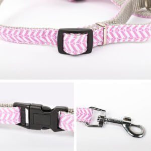 For Pet Dog Lead Chain With Harness - 1.0*120Cm (Mixed Colors)