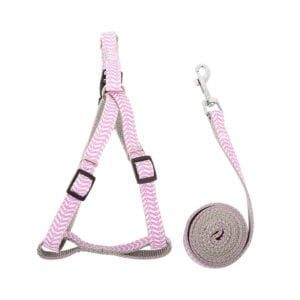 For Pet Dog Lead Chain With Harness - 1.0*120Cm (Mixed Colors)