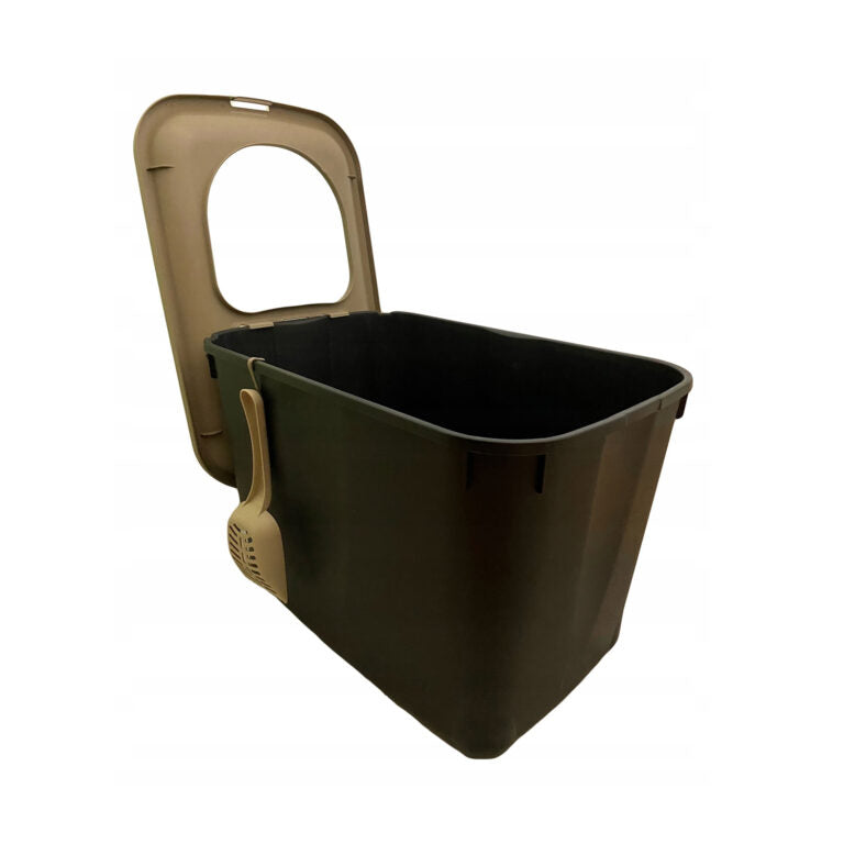 Bergamo MICIA litter box for cats, Hop-In type with top entry (58x38x40cm)