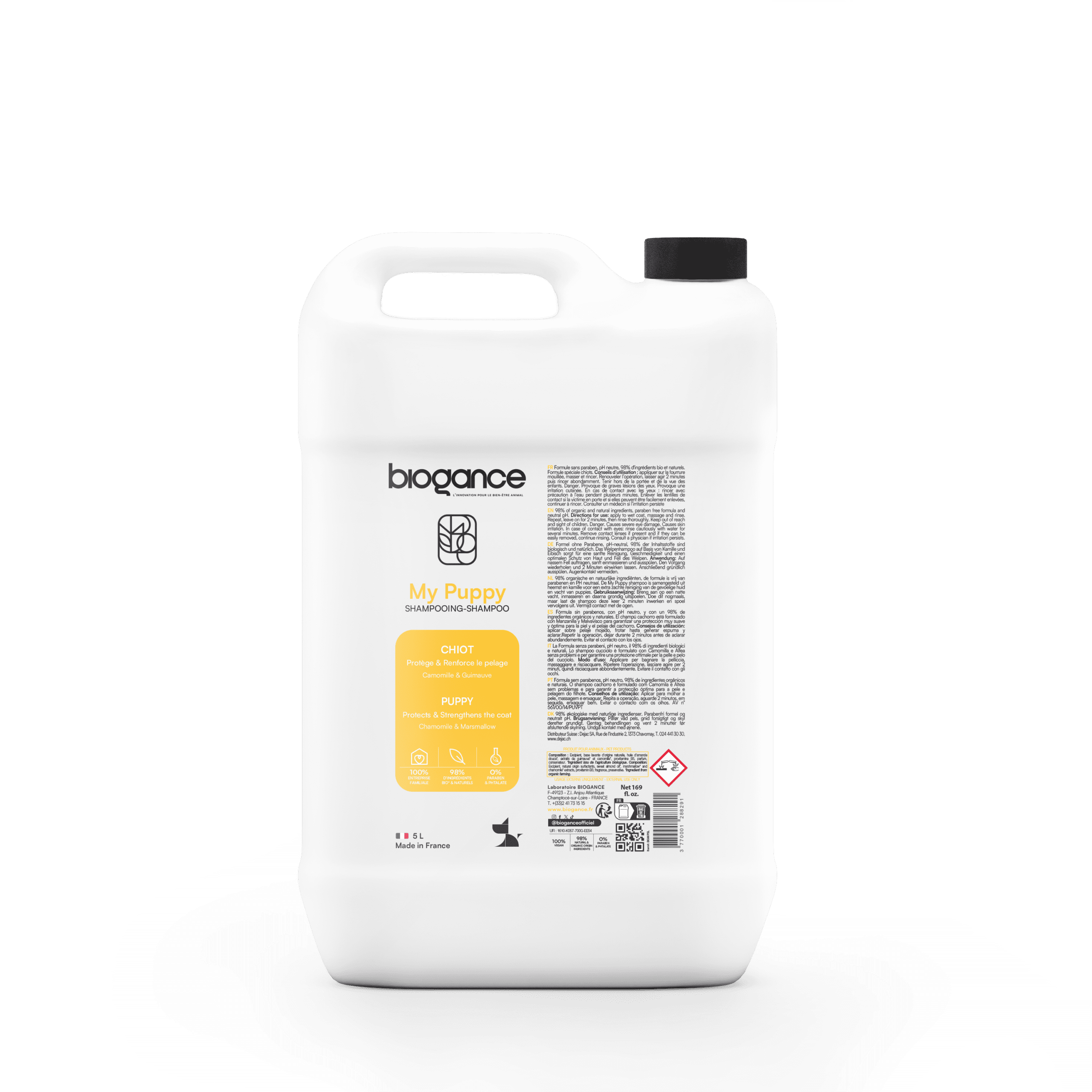 Biogance My Puppy Organic Shampoo-5L