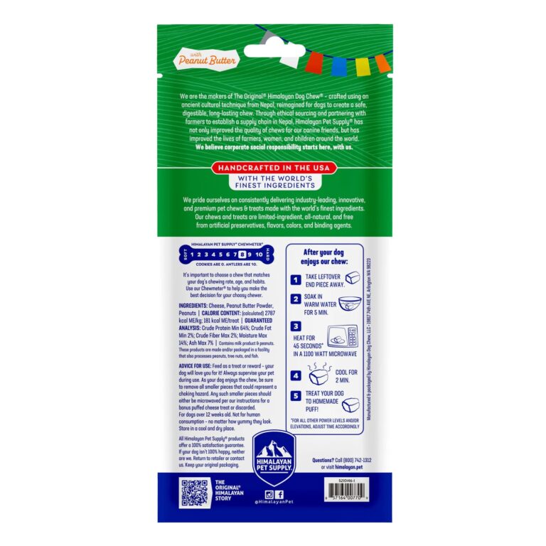 The Original Himalayan Dog Chew – Peanut Butter (Medium)