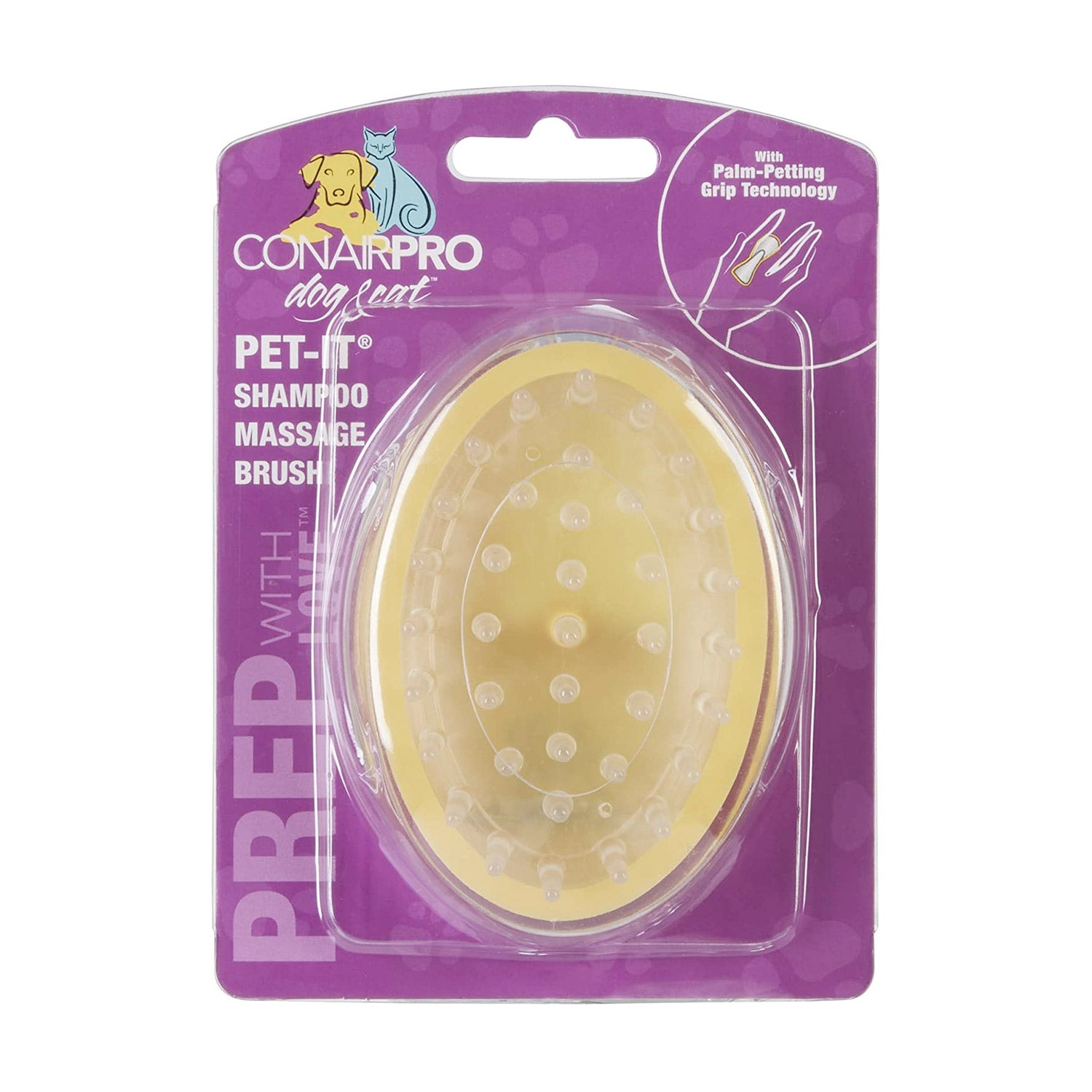 ConairPRO Pet-it Shampoo Massage Brush