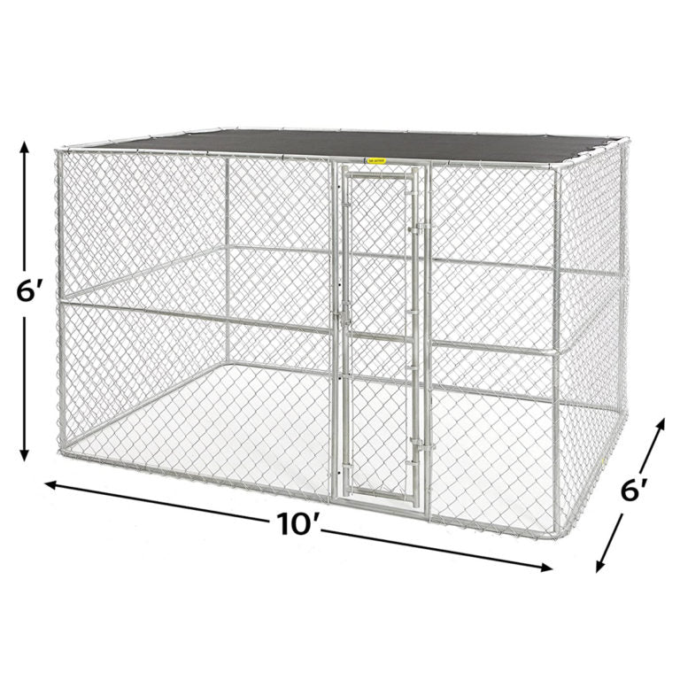 MidWest K9 Large Steel Chain Link Portable Kennel