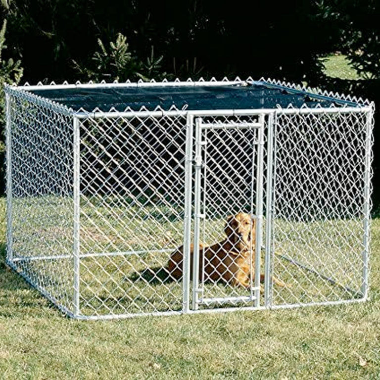 MidWest K9 Medium Steel Chain Link Portable Kennel