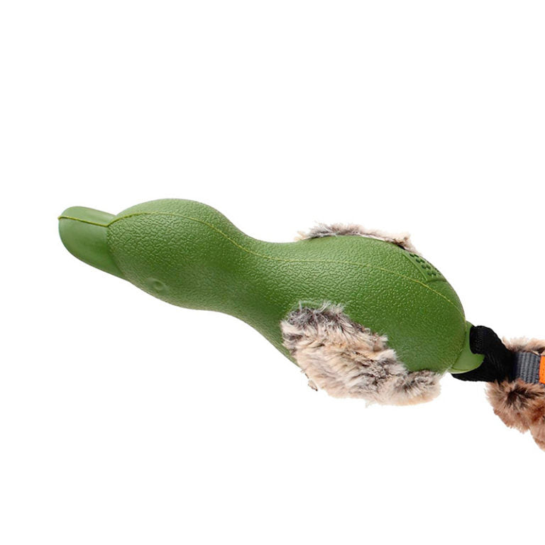 GiGwi Push To Mute Duck with Plush Tail