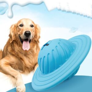 For Pet Planet Saturn Shaped Pet Treat Dispenser Toy For Dogs