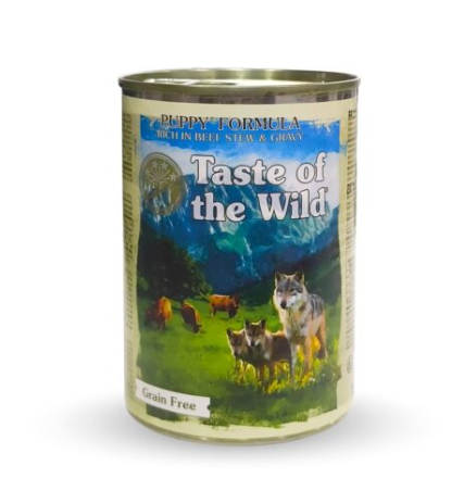 Taste of the Wild Puppy Formula rich in Beef Stew & Gravy -390g