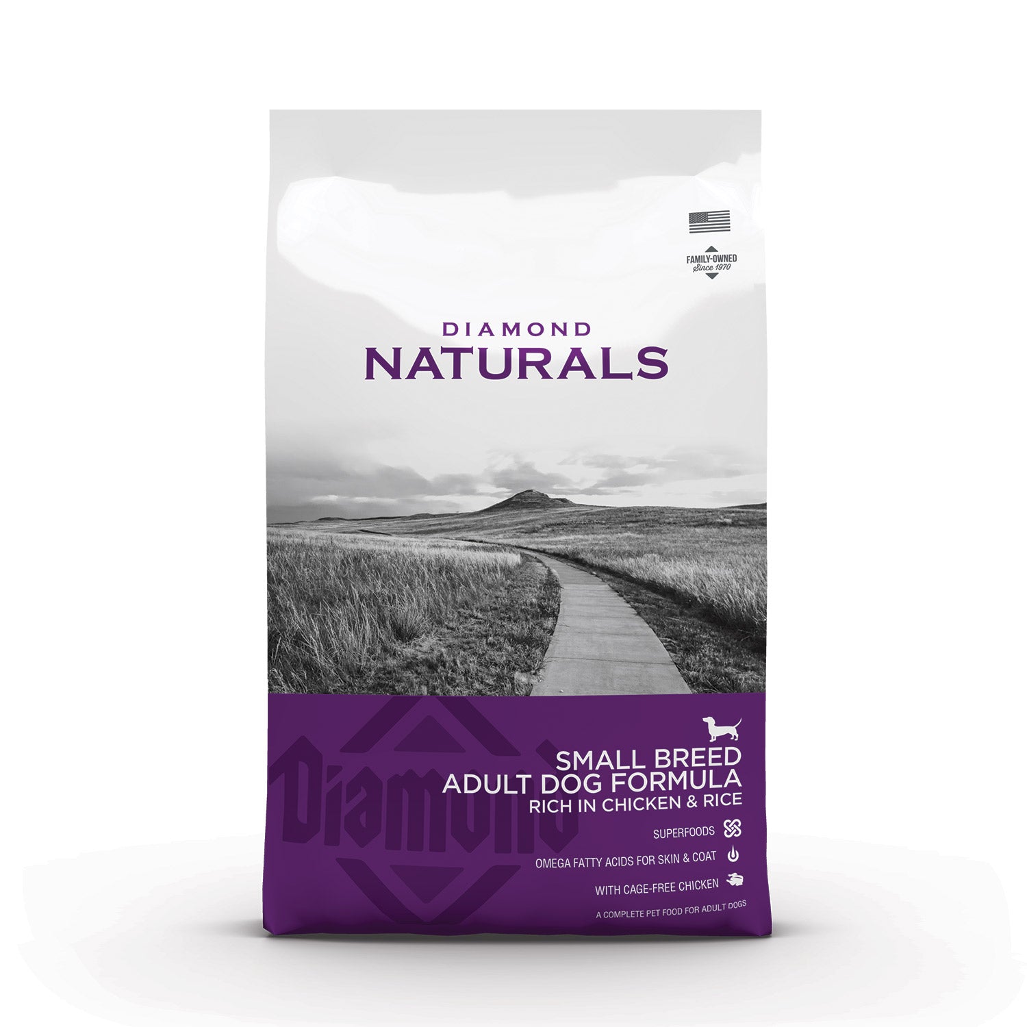 Diamond Naturals Small Breed Adult Dog Chicken & Rice Formula 2kg
