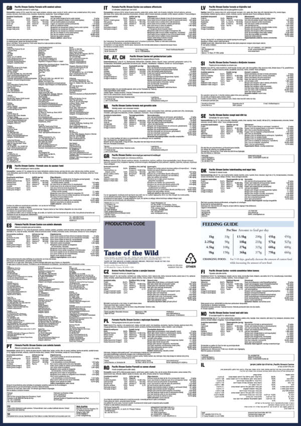 Taste of the Wild: Pacific Stream Canine Recipe