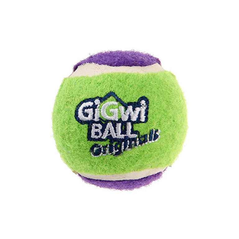 GiGwi Tennis Ball 3pcs with Different Colour in 1 pack (Small)