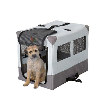 MidWest Canine Camper Sportable Tent Dog Crate, 24″ L X 17.5″ W X 20.25″ H
