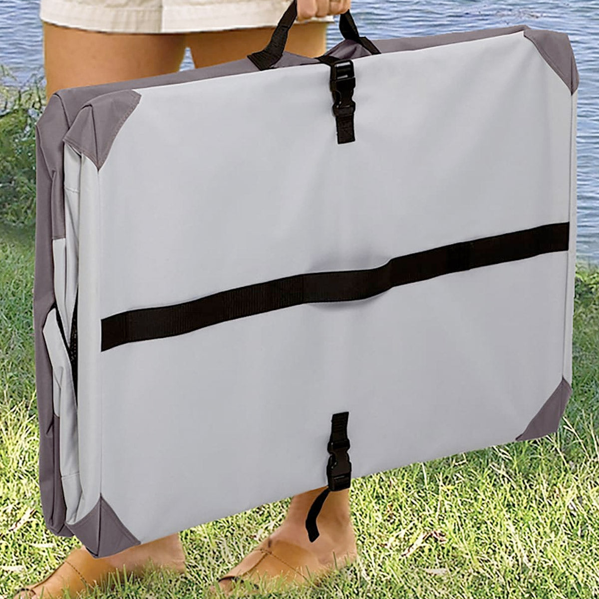 MidWest Canine Camper Sportable Tent Dog Crate, 24″ L X 17.5″ W X 20.25″ H