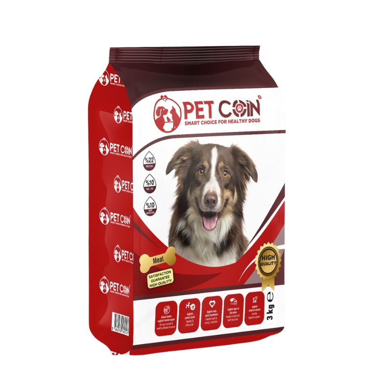 Pet Coin Adult Dog Beef 3kg