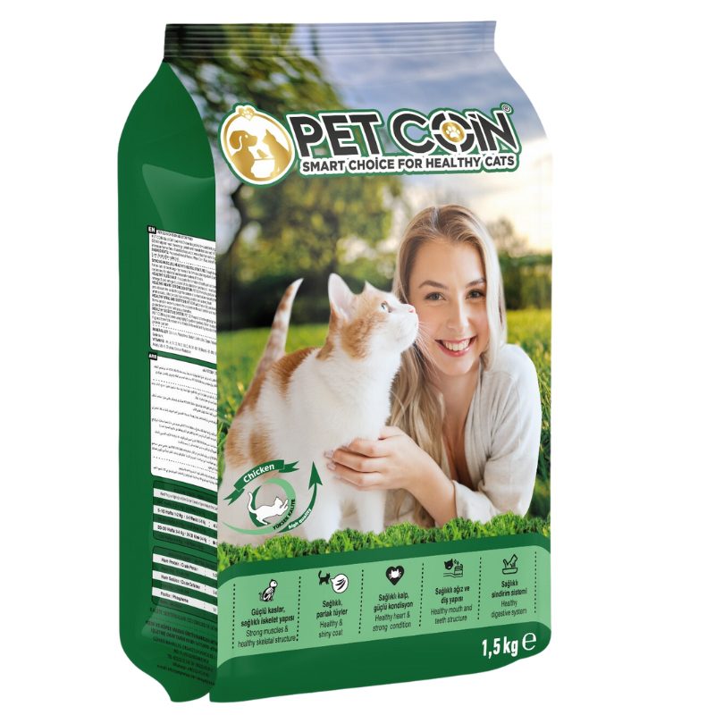 Pet Coin Adult Cat Chicken 1.5kg