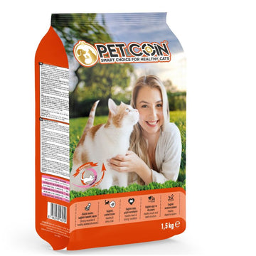 Pet Coin Adult Cat Gourmet Chicken, Salmon & Lamb 1.5Kg
