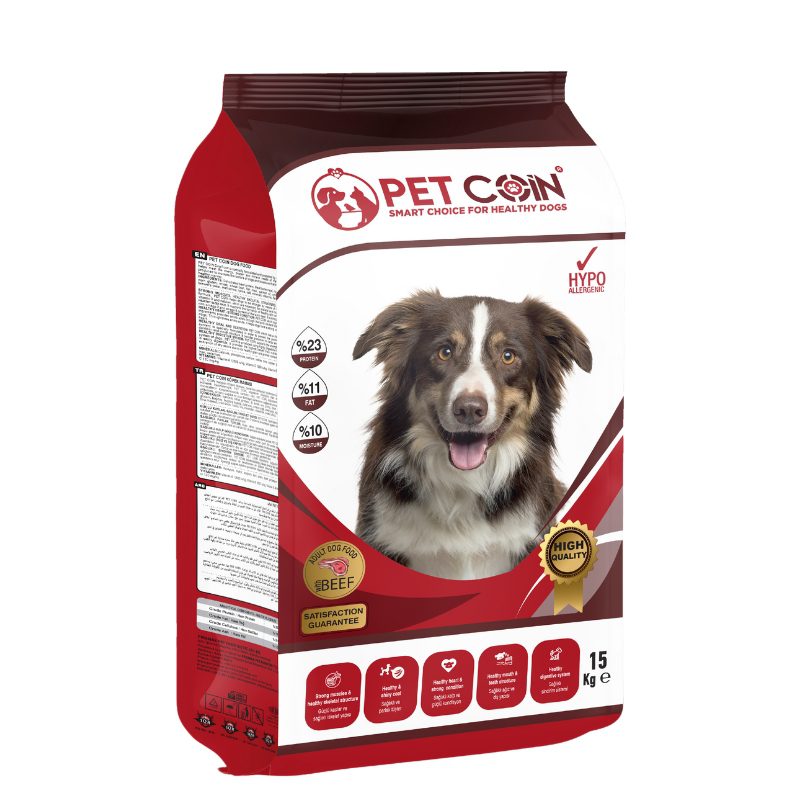 Pet Coin Adult Dog Beef 15kg