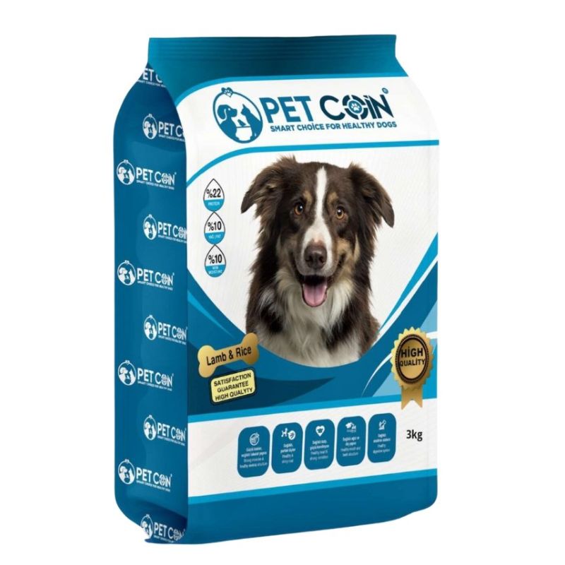 Pet Coin Adult Dog Lamb & Rice 3kg