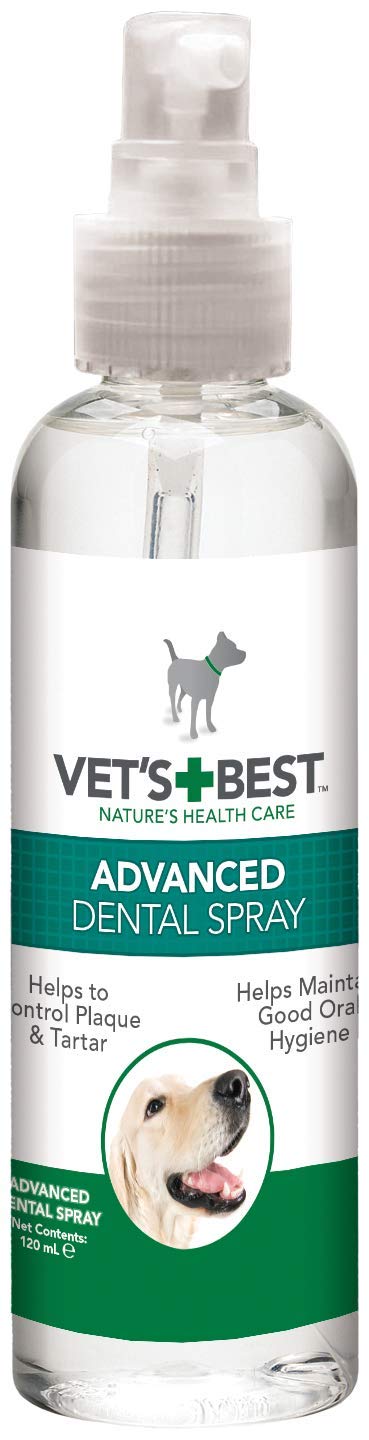 Vet's Best Advanced Dental Spray & Floss Ball for Dogs 120ml