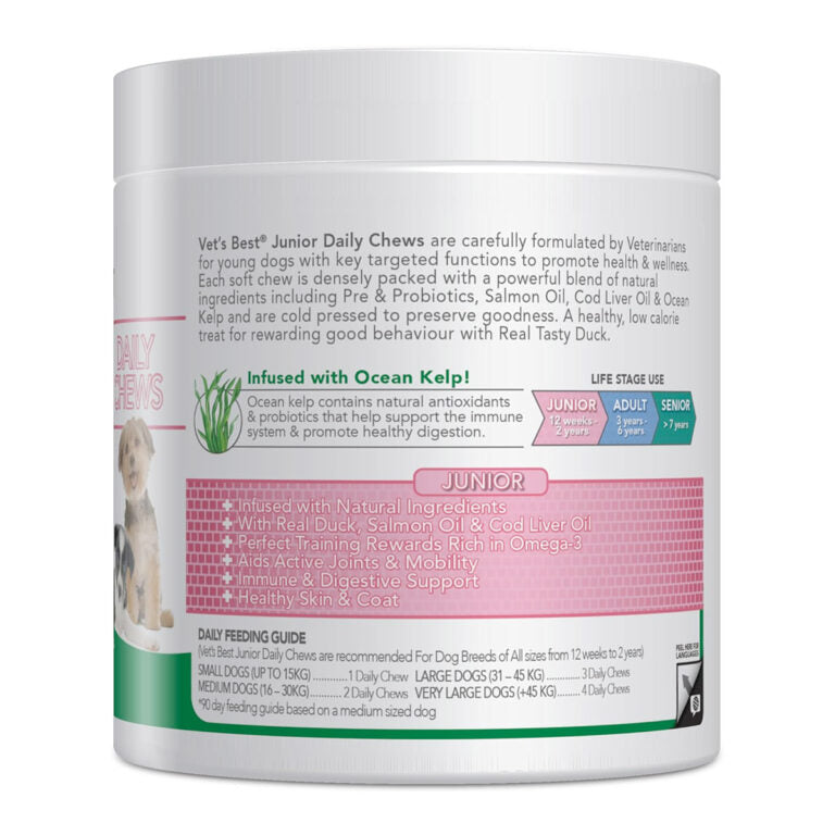 Vet’s Best Daily Chews (180 Soft Chews) – Junior