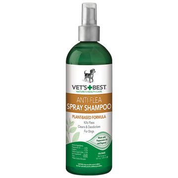 Vet’s Best Natural Anti-Flea Easy Spray Shampoo (16 oz)