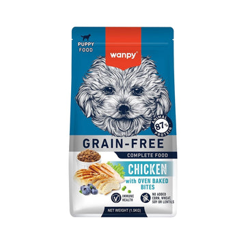 Wanpy Grain Free Complete Food for Puppy – Chicken Recipe 1.5 kg