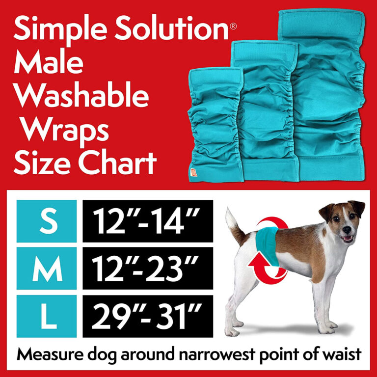 Simple Solution Washable Male Dog Wraps Large
