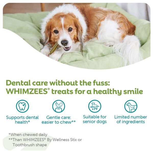 Whimzees Soft Daily Dental Dog Treats Value Bag – Small (28 pcs)