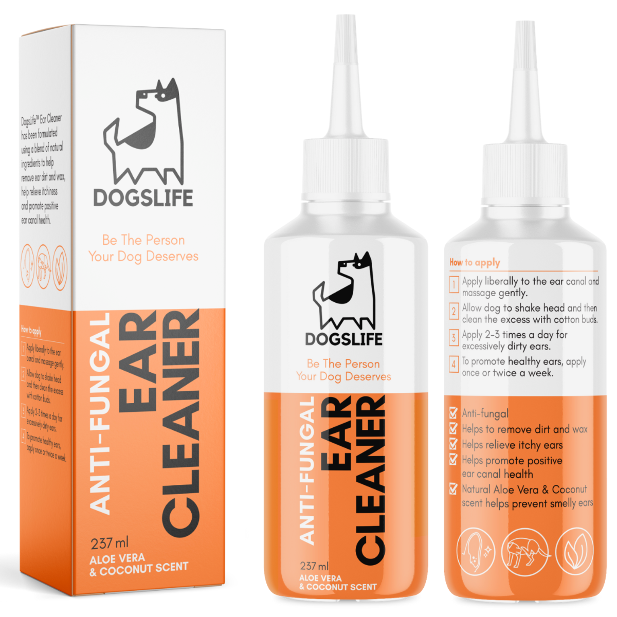 DogsLife Anti-Fungal Ear Cleaner Dog