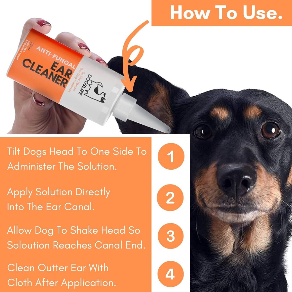 DogsLife Anti-Fungal Ear Cleaner Dog