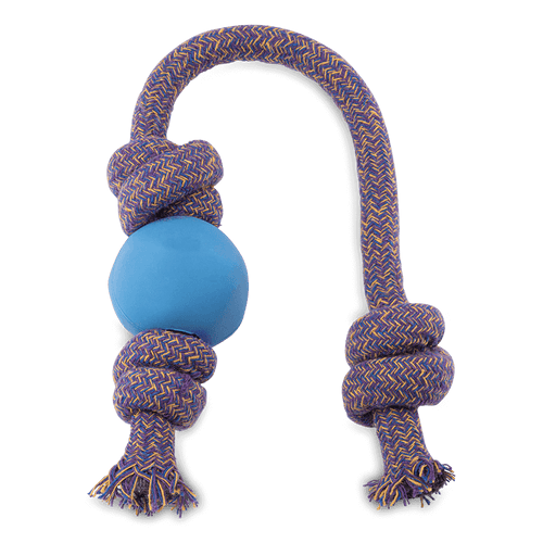 Beco Pets Eco-Friendly Ball on a Rope Dog Toy