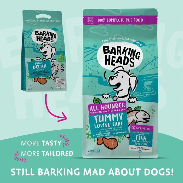 Barking Heads Tummy Loving Care Fish Dry Dog Food