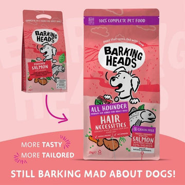 Barking Heads All Hounder Hair Necessities Salmon Dry Dog Food