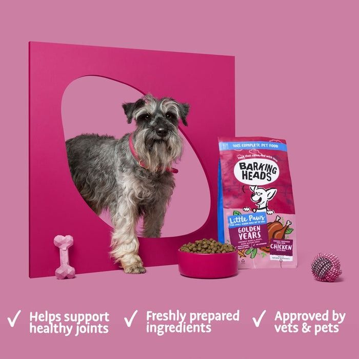 Barking Heads Little Paws Golden Years Chicken Dry Dog Food