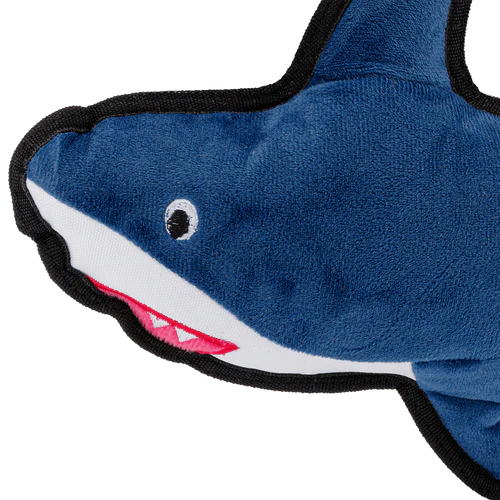 Beco Rough and Tough Shark Soft Dog Toy