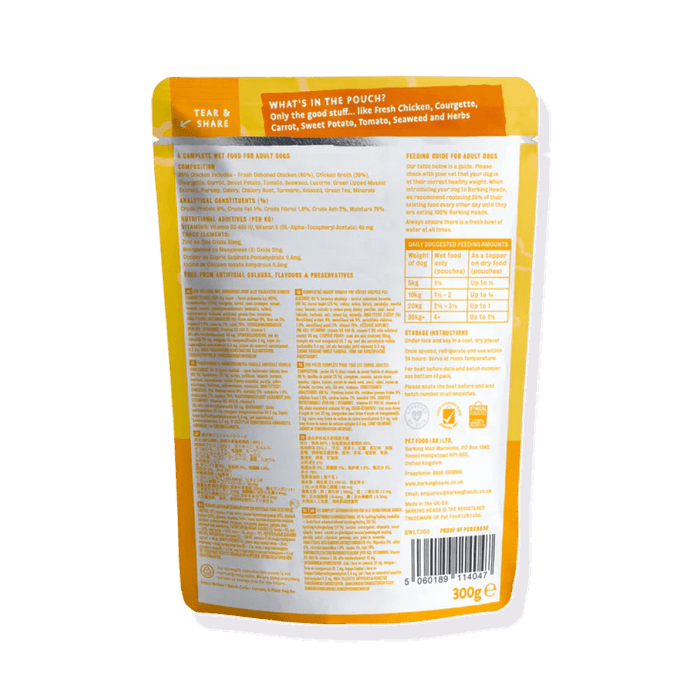 Barking Heads Fat Dog Slim Light Wet Dog Food 300g