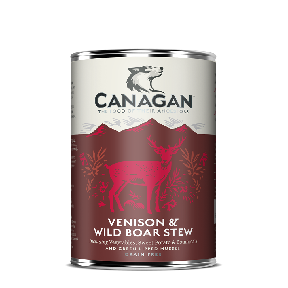 Canagan Venison & Wild Boar Stew Wet Dog Food 400g
