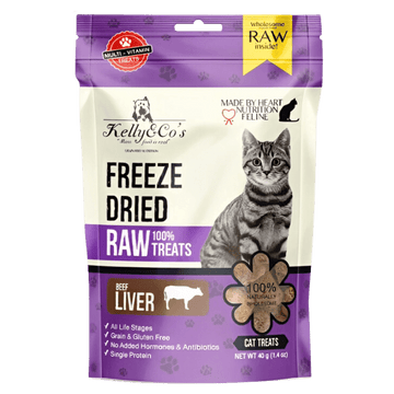 KELLY & CO’S Single Ingredient Freeze-dried Beef Liver for Cat - 40g