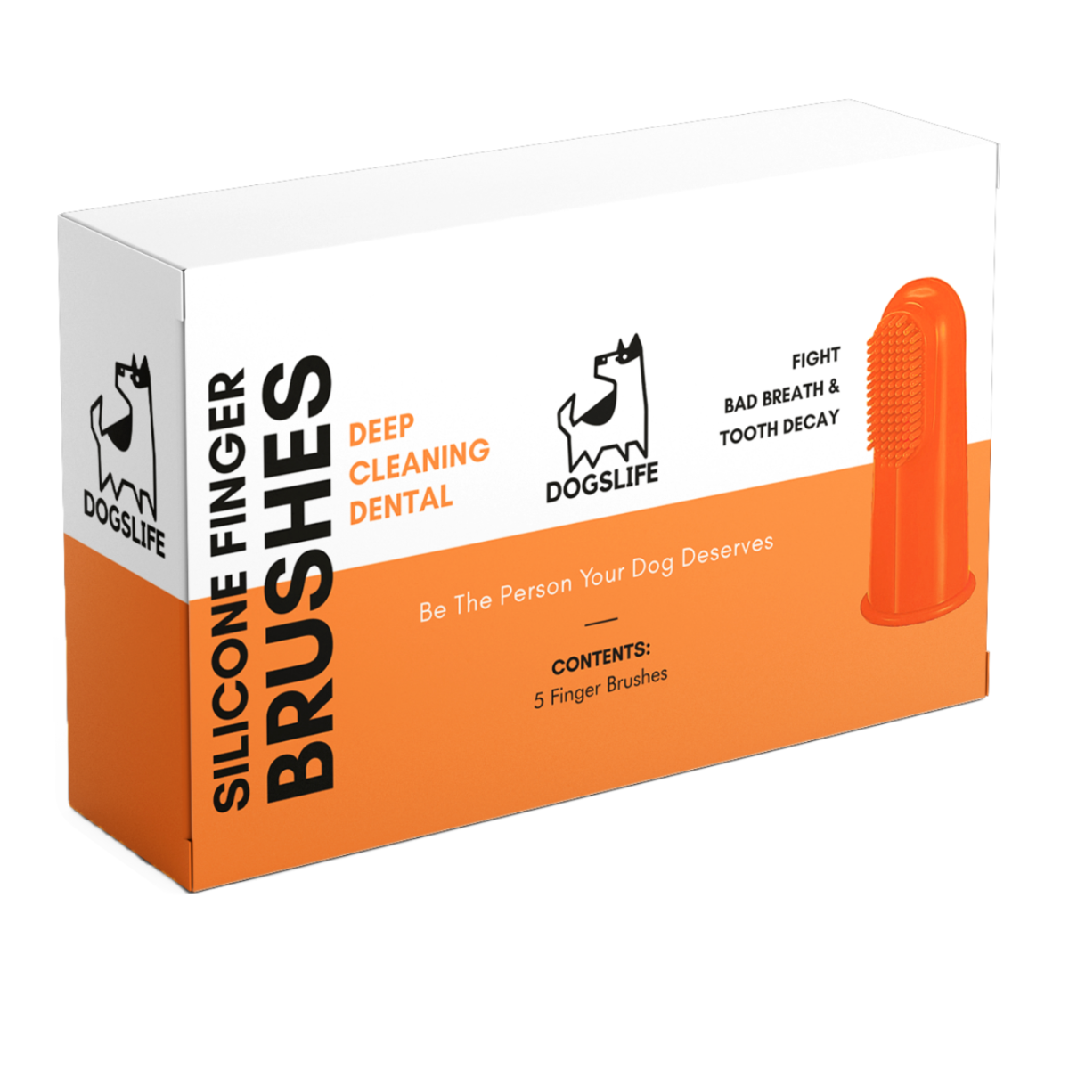 DogsLife Silicone Finger Dental Brushes Dog