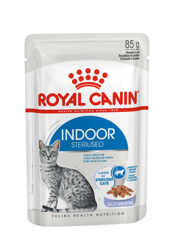 Royal Canin Feline Health Nutrition Indoor Jelly (Wet Food - Pouches) 12 x 85 g