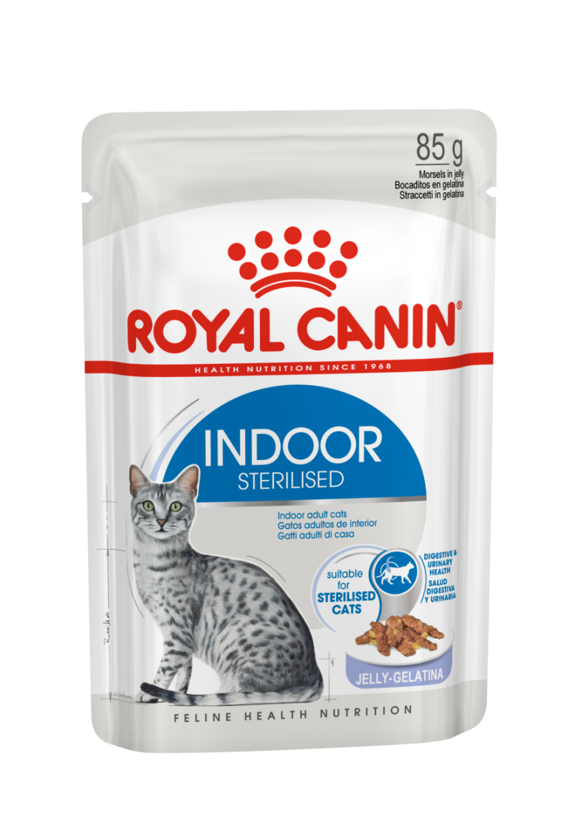 Royal Canin Feline Health Nutrition Indoor Jelly (Wet Food - Pouches) 12 x 85 g
