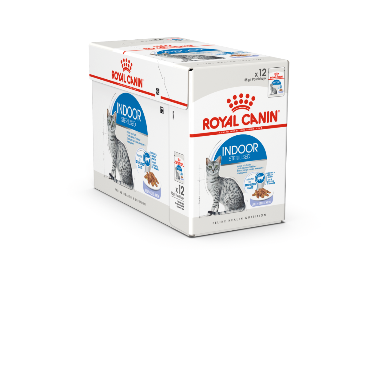 Royal Canin Feline Health Nutrition Indoor Jelly (Wet Food - Pouches) 12 x 85 g