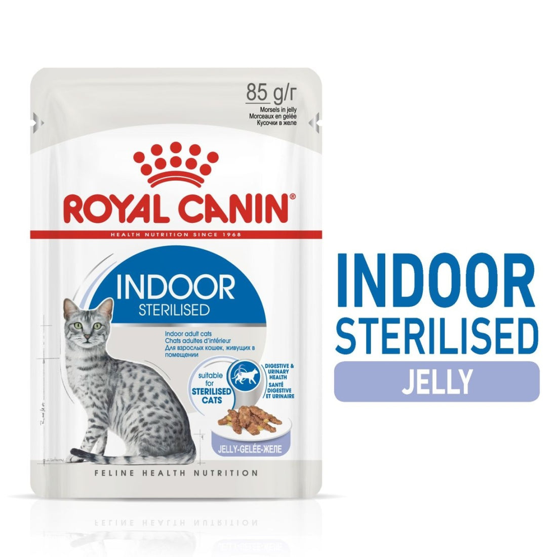 Royal Canin Feline Health Nutrition Indoor Jelly (Wet Food - Pouches) 12 x 85 g