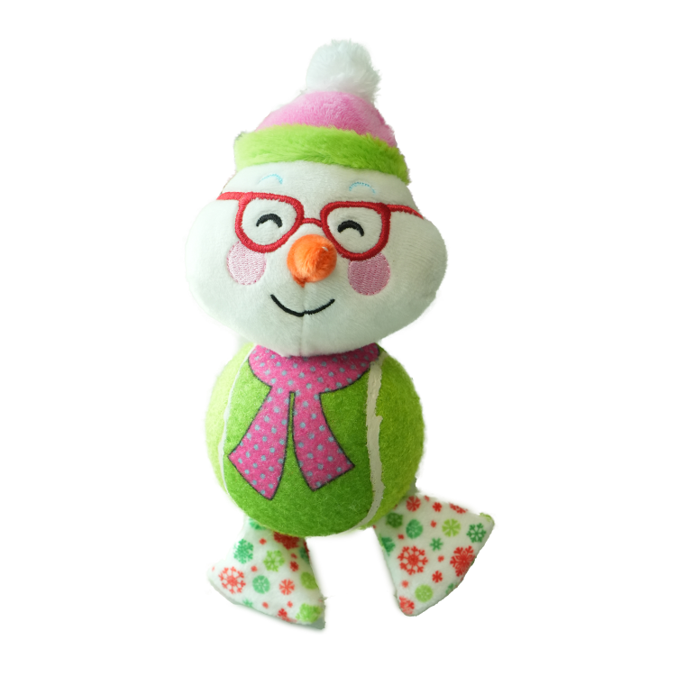 Bobby Christmas Dog Toy Friends Snowman 19 cm